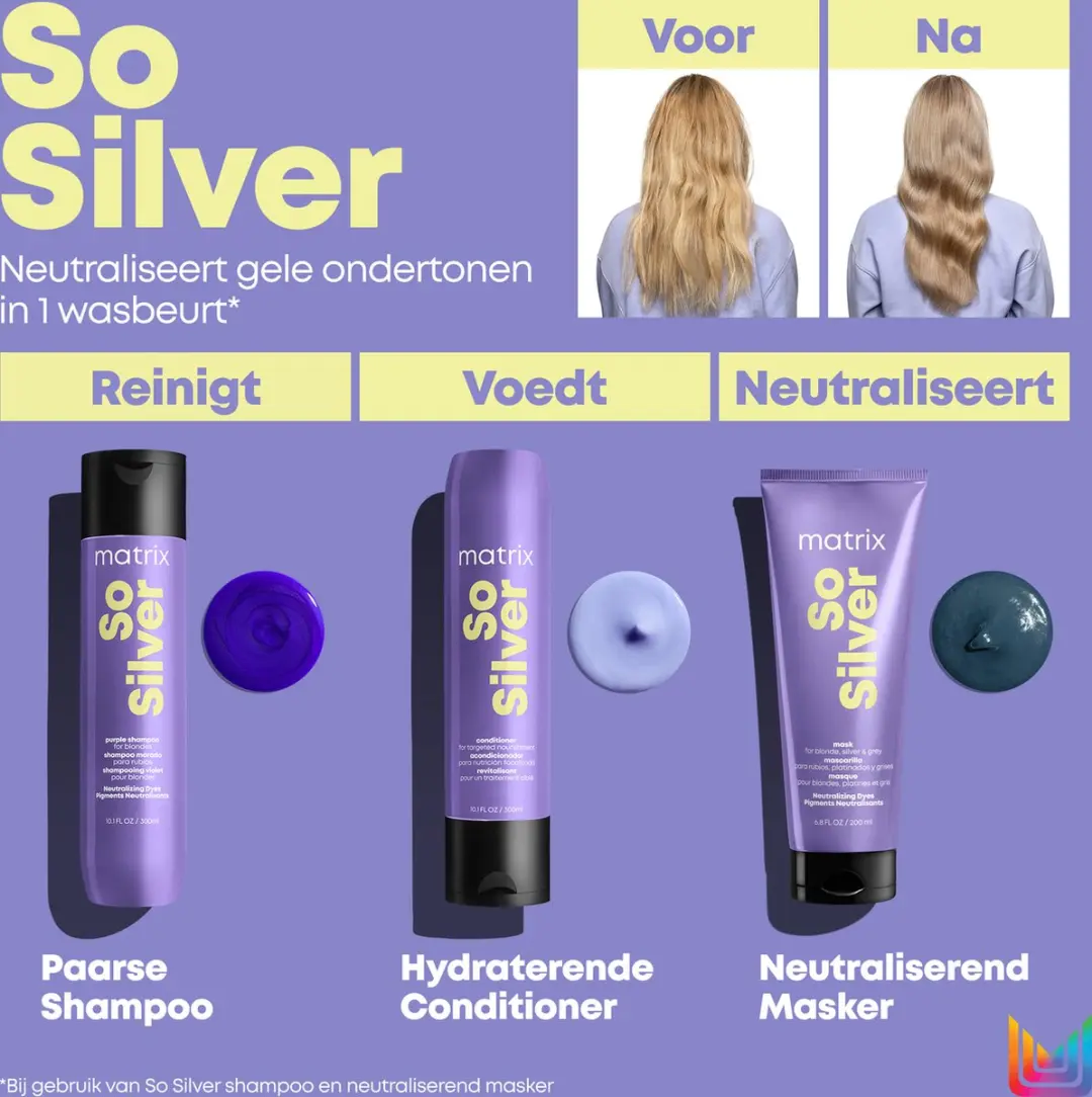 Matrix So Silver Conditioner 300ml - Blond/Wit/Grijs