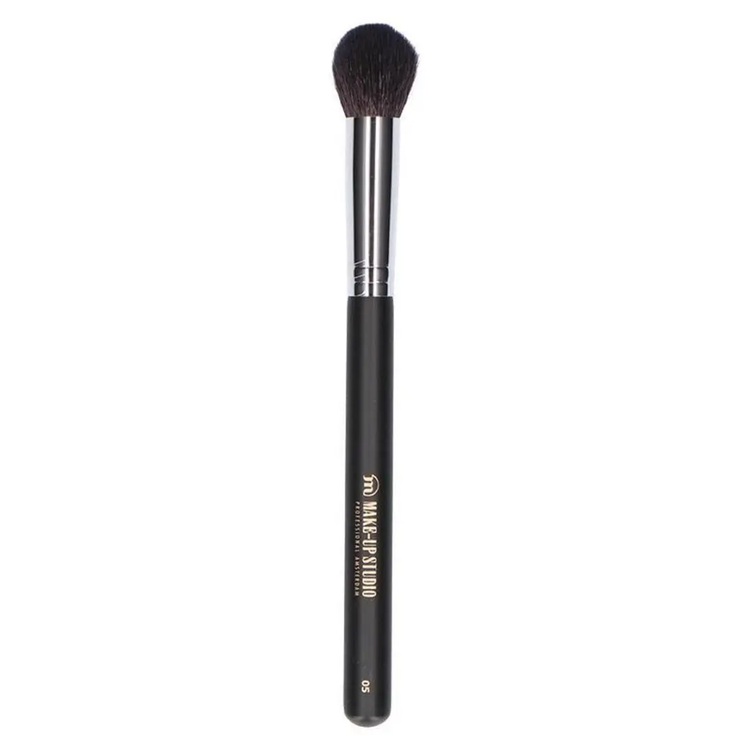 Make-up Studio Nr. 5 Rouge-/Inschaduwpenseel Ponyhaar - Zwart