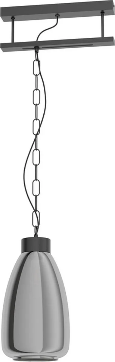 Eglo Brickfield Hanglamp E27 - 2 Lichtpunten - Zwart - afbeelding 6 van 6