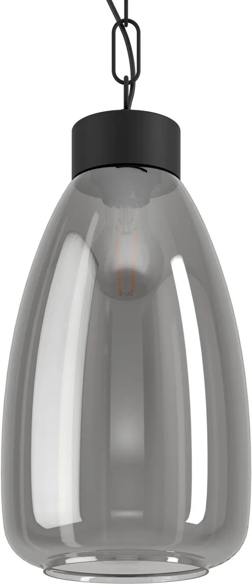 Eglo Brickfield Hanglamp E27 - 2 Lichtpunten - Zwart