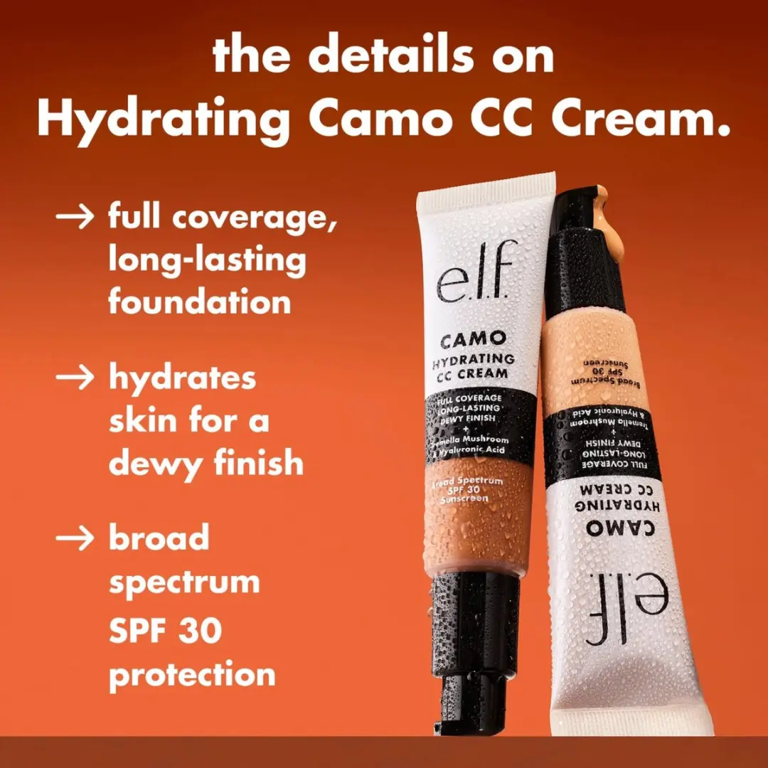 ELF Cosmetics Hydrating Camo CC Cream Deep 540N - 30g