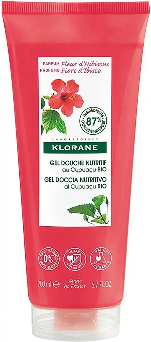 Klorane Huid Fleur d'Hibiscus Douchegel 200ml