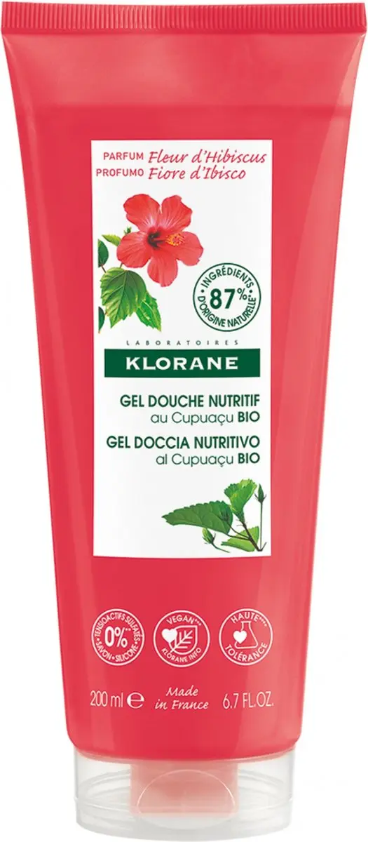 Klorane Huid Fleur d'Hibiscus Douchegel 200ml