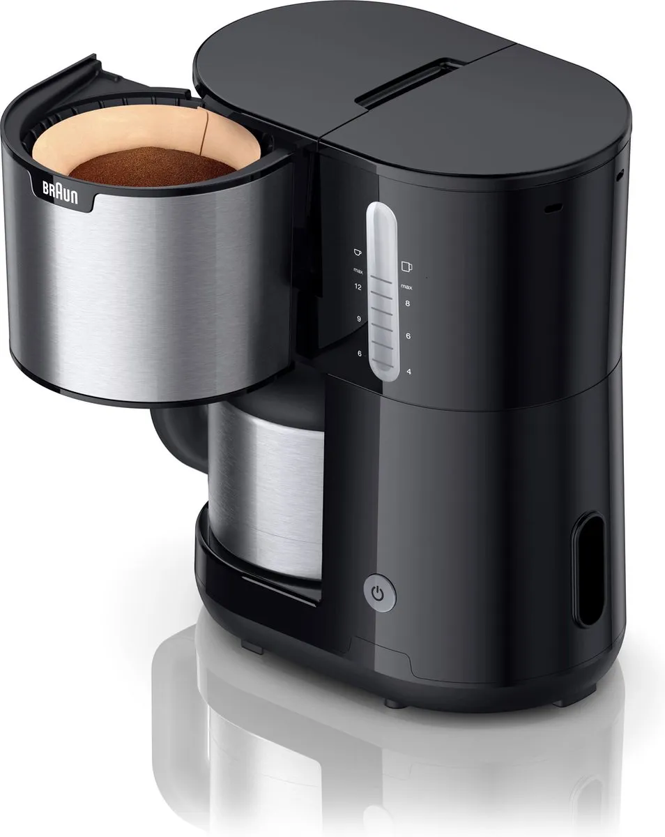 Braun IDCollection KF1505 Filterkoffiezetapparaat 1,2L - 13 Kopjes - Zwart