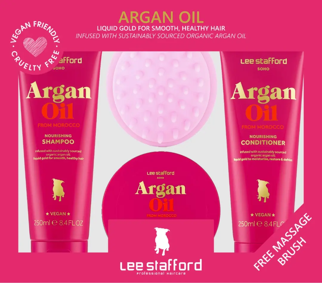 Lee Stafford Argan Oil Nourishing Giftset - 700ml (4 Stuks)