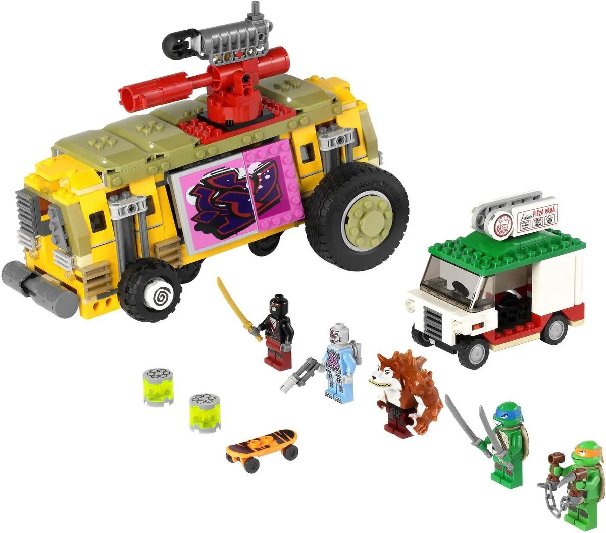LEGO Ninja Turtles De Shellraiser Straatrace 79104 - 657 Stukken