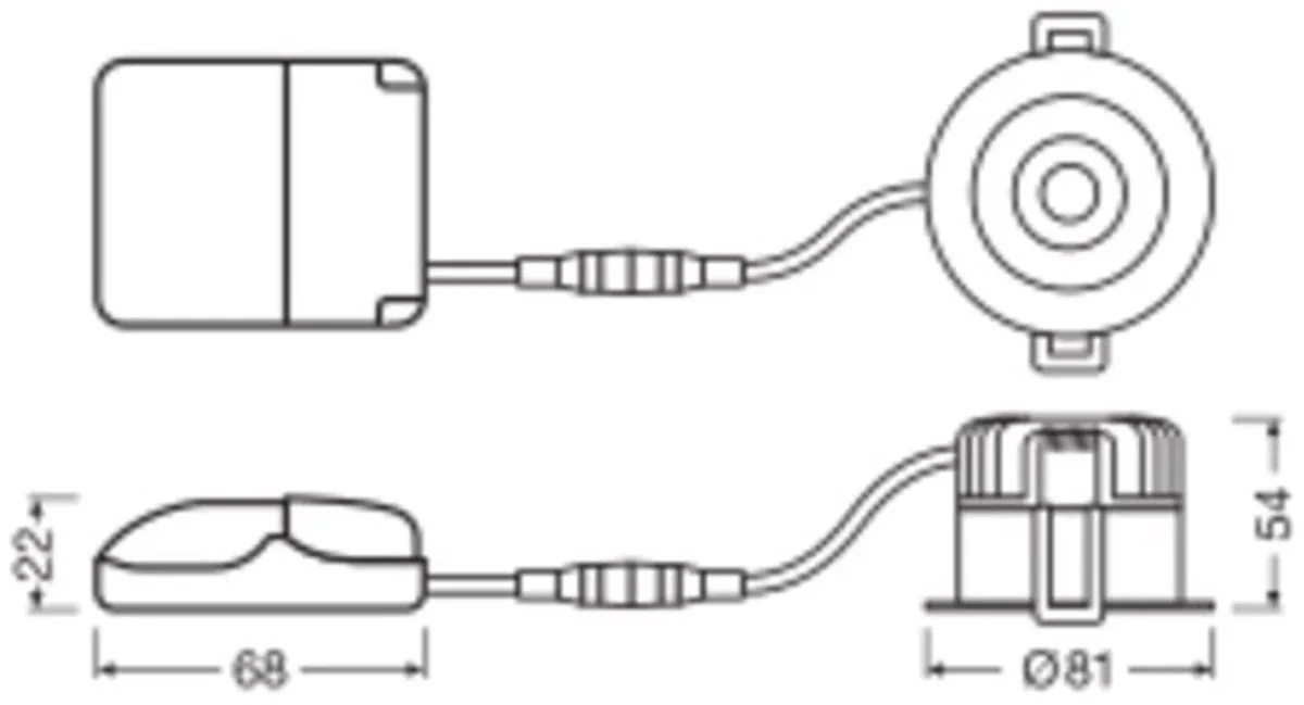 Ledvance LED Spot Donkerlight Aluminium 8W 680lm - 36° - IP44