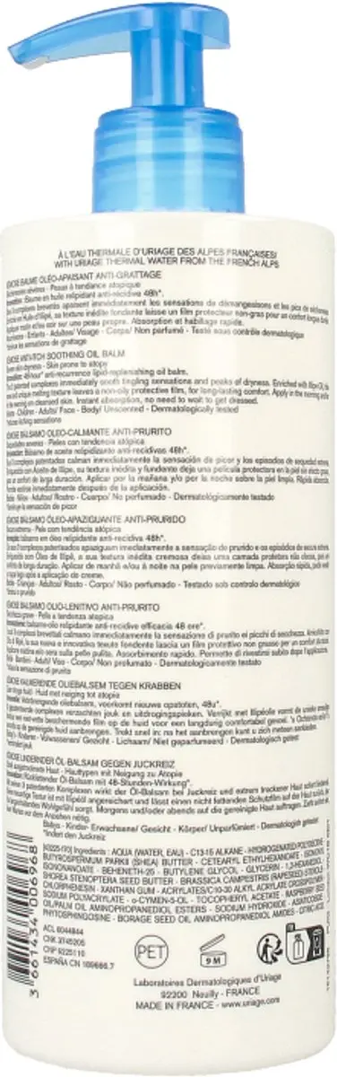 Uriage Xemose Kalmerende Oliebalsem 500ml - afbeelding 6 van 6