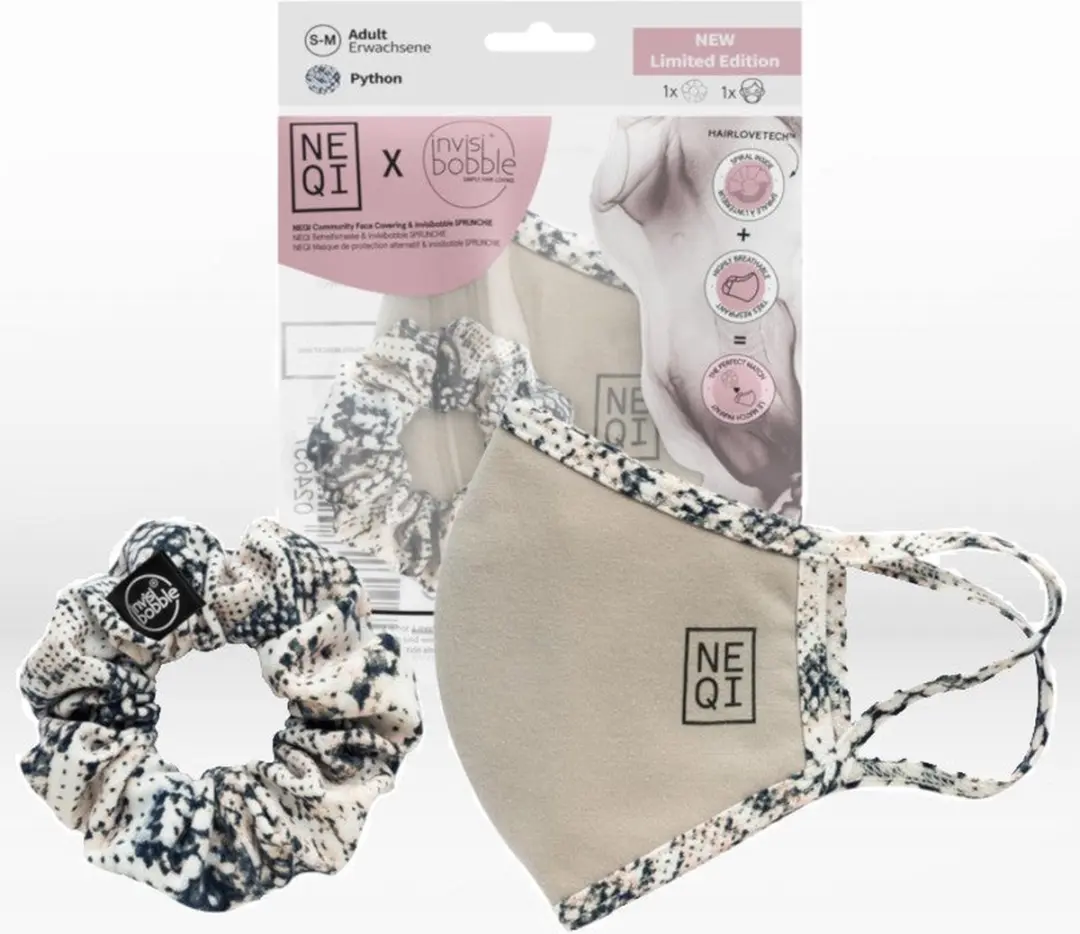 Invisibobble NEQI Sprunchie & Face Covering Python