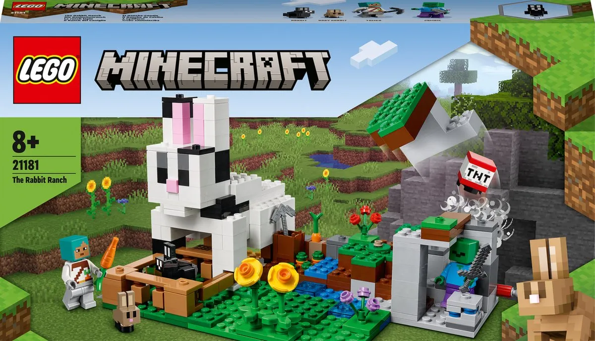 LEGO Minecraft De Konijnenhoeve 21181