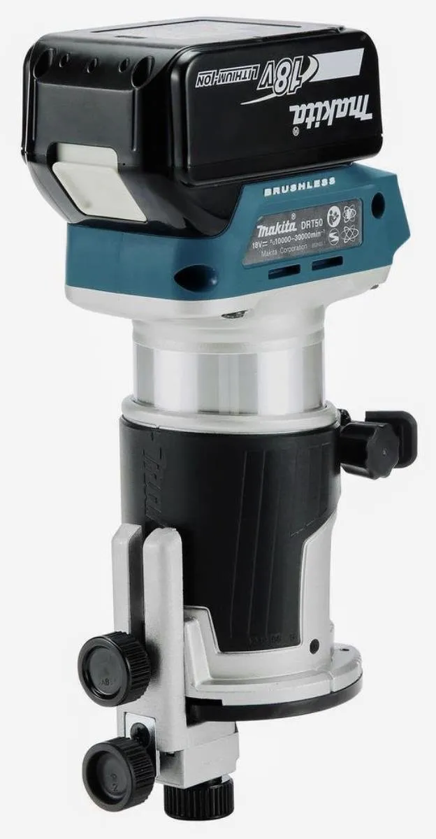 Makita DRT50ZJX2 Accu Boven-/Kantenfrees 18V