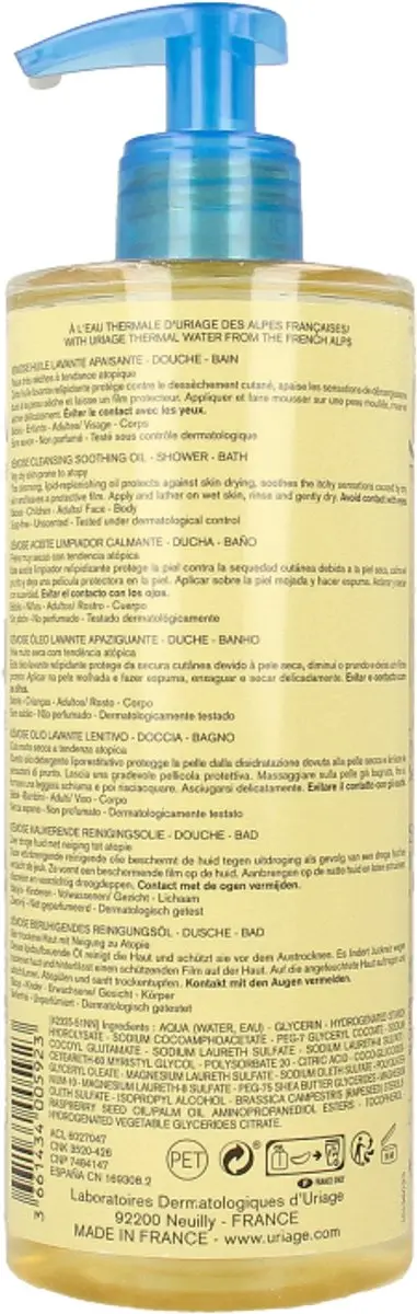 Uriage Xémose Reinigingsolie 500ml