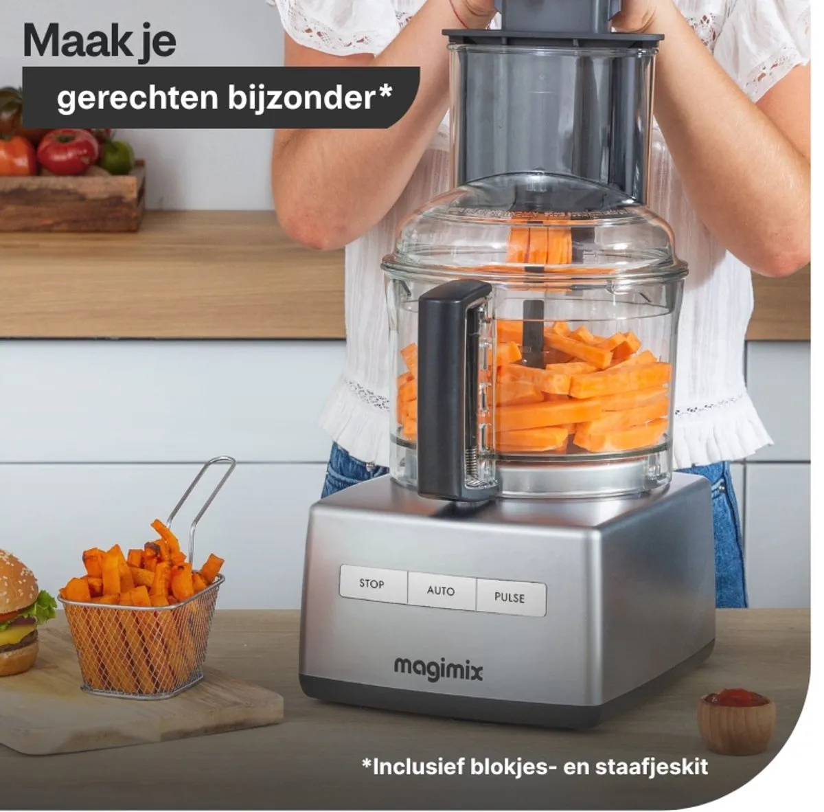 Magimix CS 5200 XL Foodprocessor - Rood