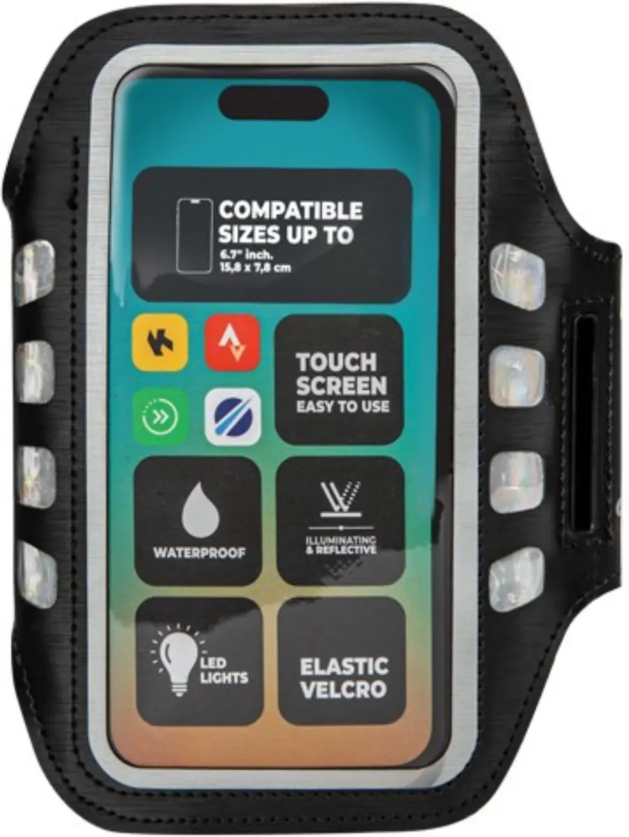 Virtufit Hardloop Telefoon Armband Pro LED