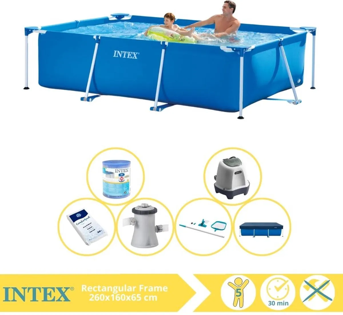 Intex 28271NP Opzetzwembad 260x160x65cm