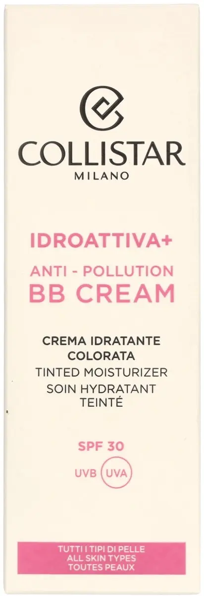 Collistar IDROATTIVA+ Anti-Pollution BB Cream 1 Light - 50ml