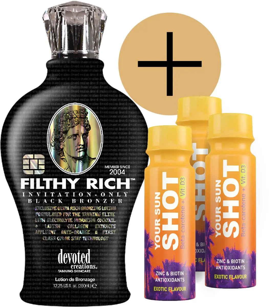 Devoted Creations Filhty Rich + 3 Your Sun Shots 360ml