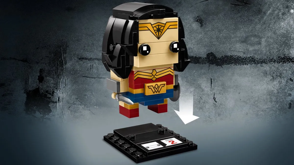 LEGO BrickHeadz Wonder Woman 41599 - 143 Stukken - Zwart