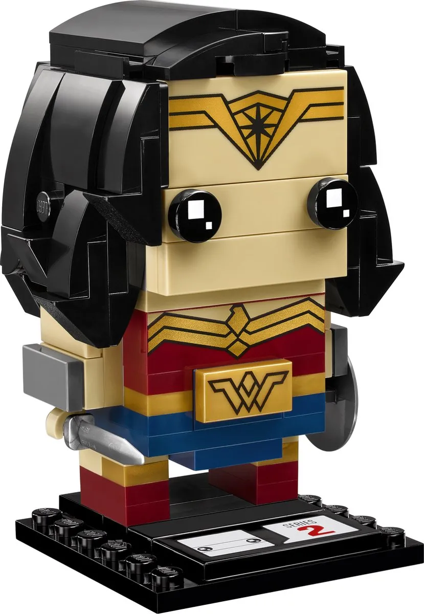 LEGO BrickHeadz Wonder Woman 41599 - 143 Stukken - Zwart