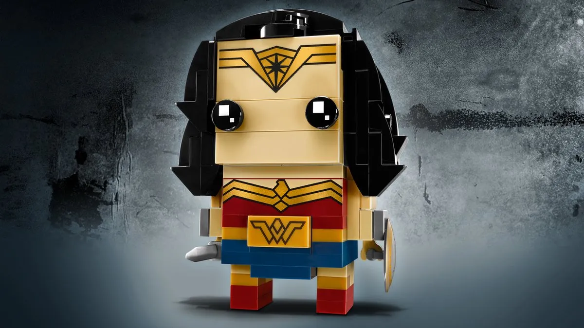 LEGO BrickHeadz Wonder Woman 41599 - 143 Stukken - Zwart