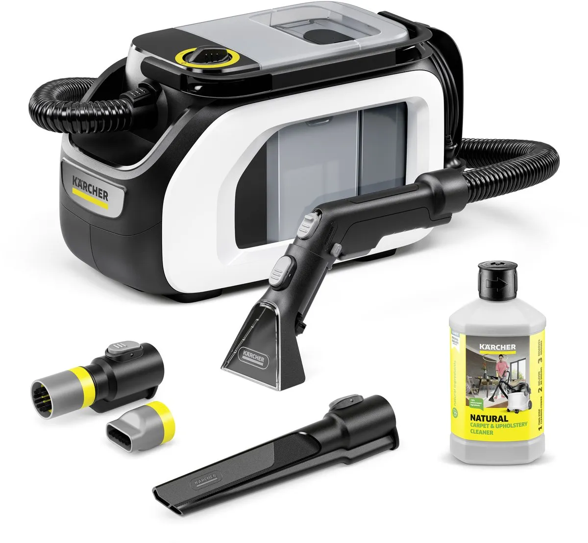 Kärcher SE 3 Compact Home Shoe - Sproeiextractie - Vlekkenreiniger - Meubelreiniger - Reiniger voor Bank, Auto, Textiel