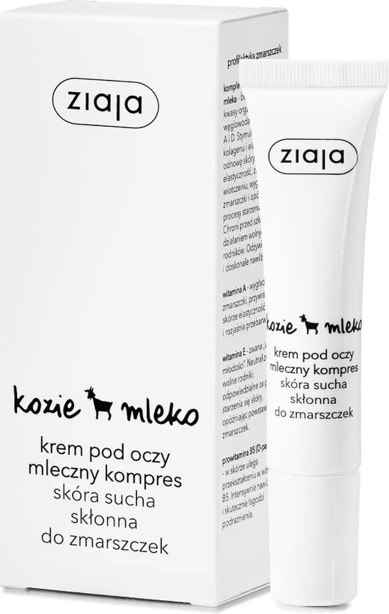 Ziaja Kozie Mleko Krem Onder Ogen 15ml - afbeelding 2 van 5