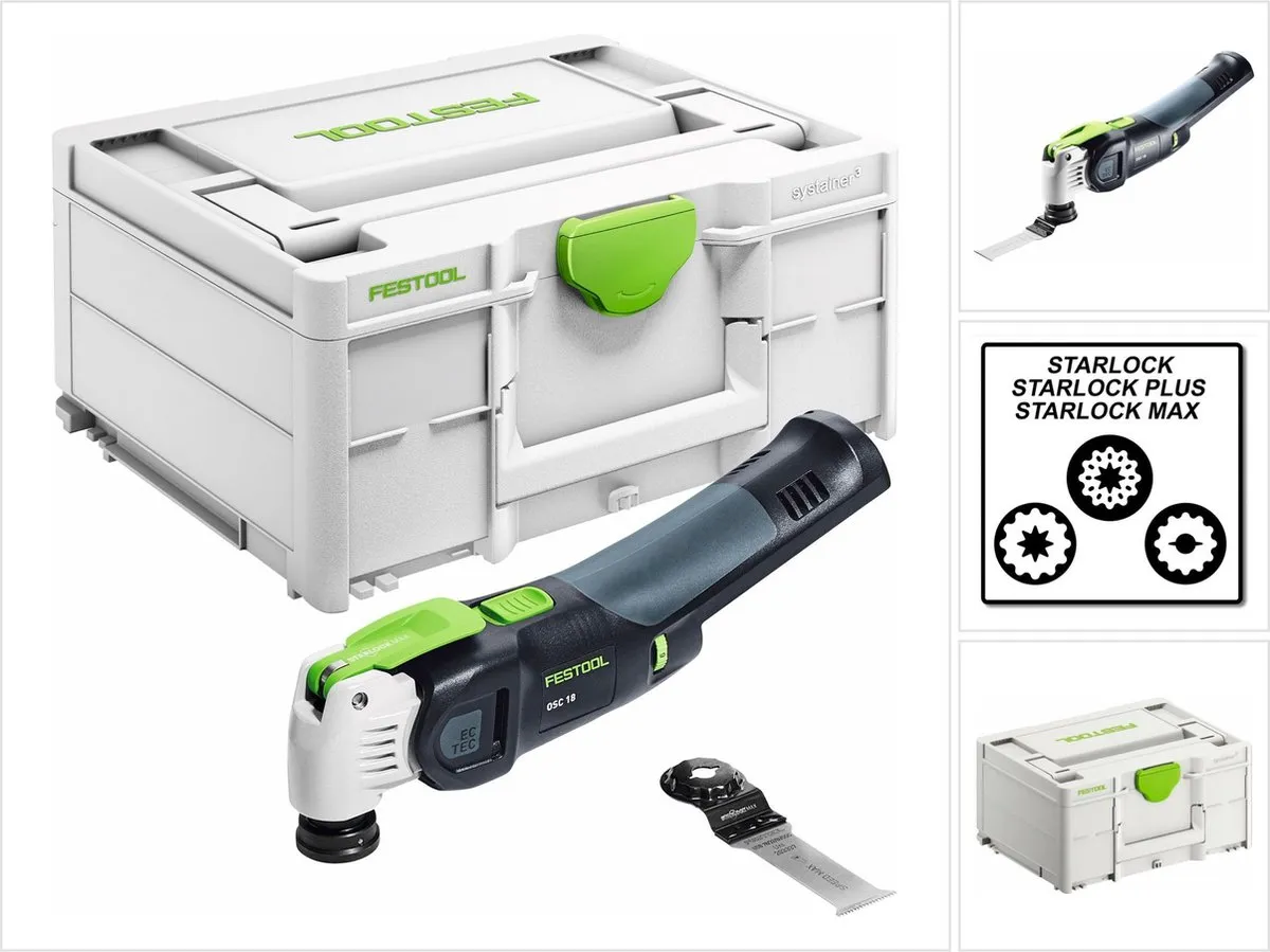 Festool VECTURO OSC 18 E-Basic 576591 Oscillerende Multitool