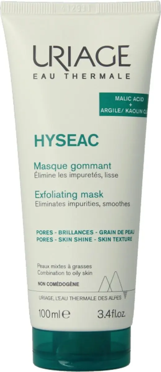 Uriage Hyseac Exfoliërend Masker 100ml