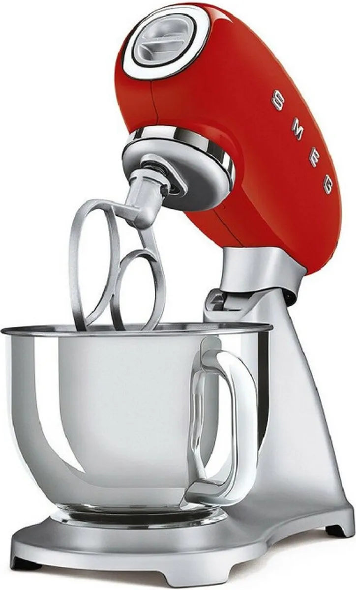 Smeg SMF02RDEU Keukenmachine - 800W - Rood - afbeelding 6 van 6