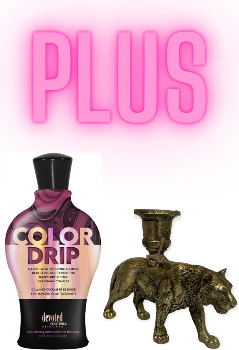 Devoted Creations Color Drip 360ml Kandelaar Tijger Bronze