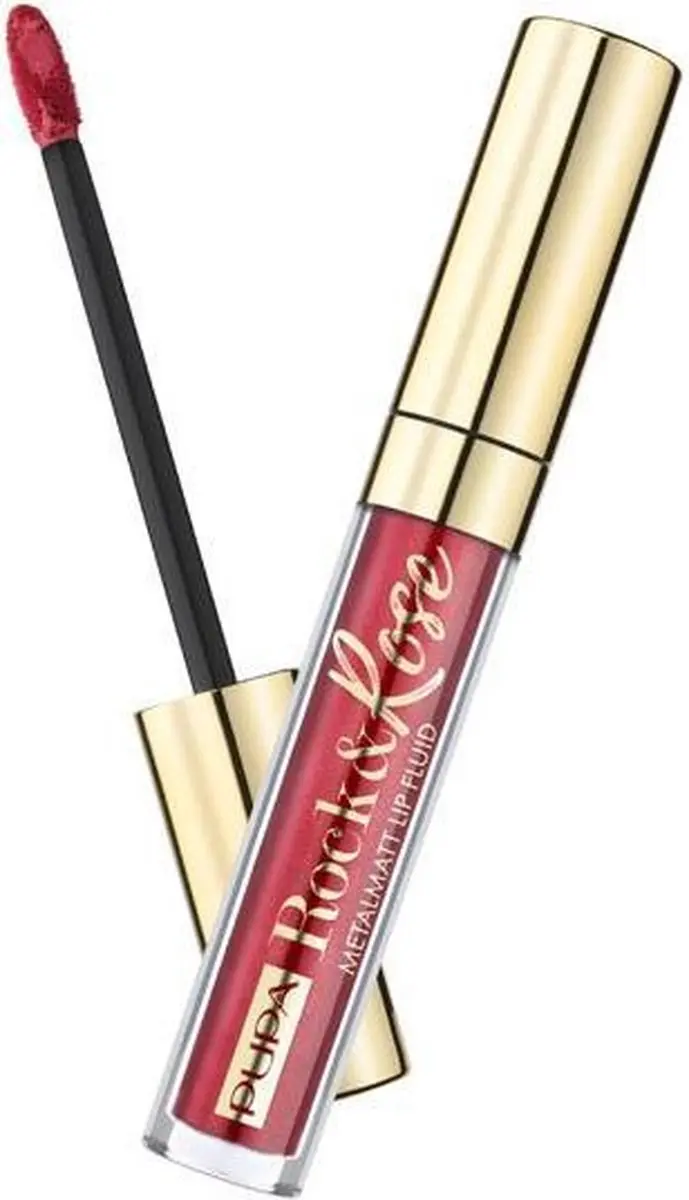 Pupa Milano Rock&Rose Metalmatt Lip Fluid 001 Insolent Red