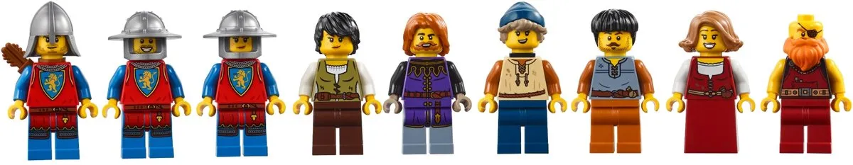 LEGO Medieval Seaside Market 910047 - 2560 Stenen - 9 Minifiguren