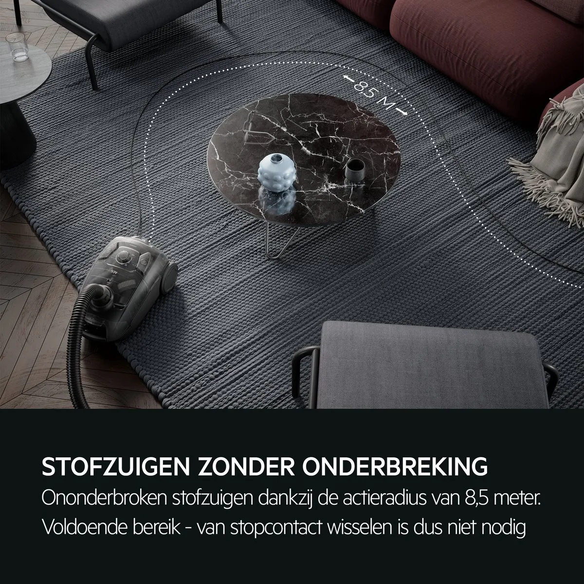AEG AB51C1GG Clean 5000 Stofzuiger - 650W - 3L - Zwart