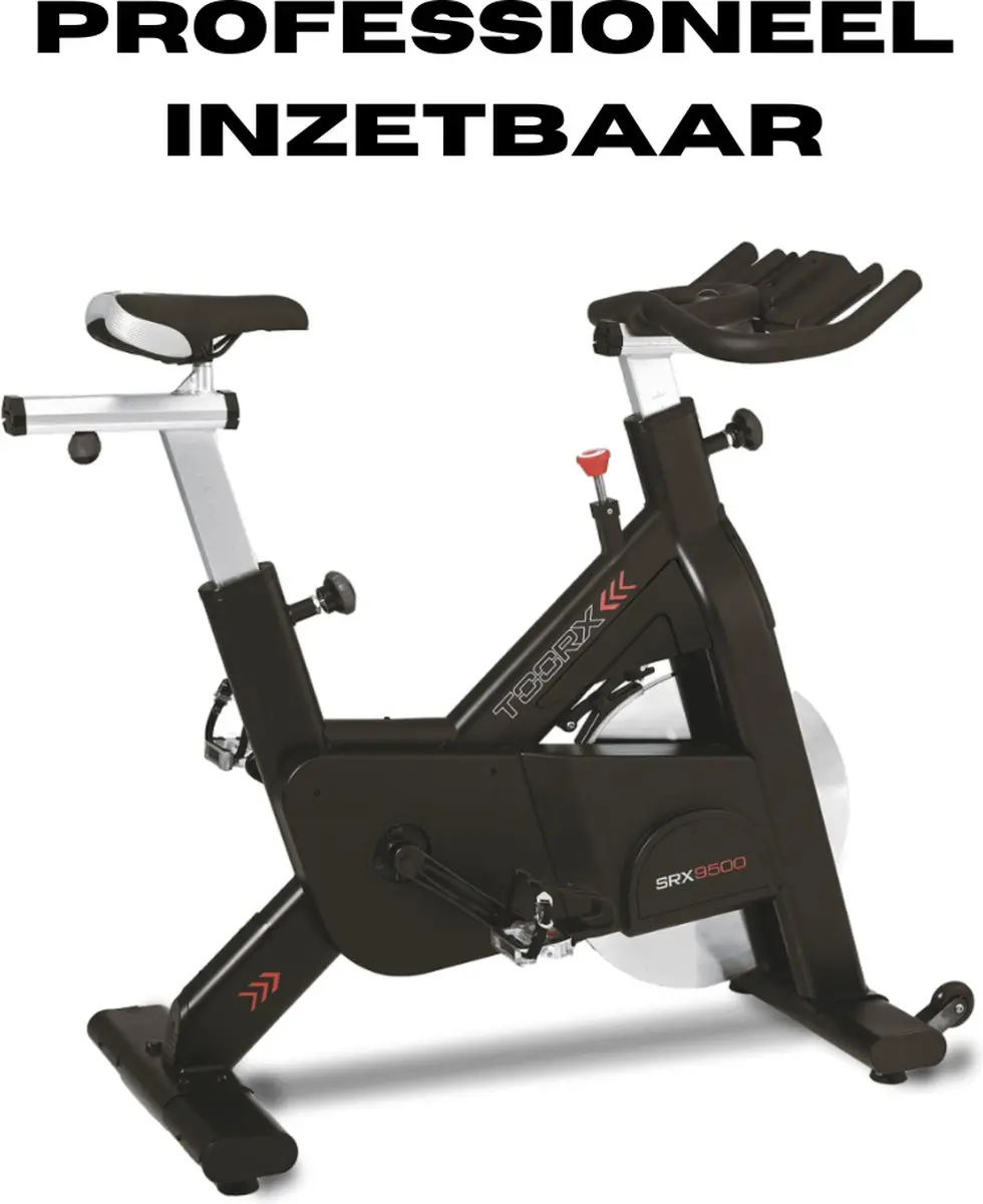 Toorx SRX-9500 Indoor Cycle - 99 Trainingsniveaus - Zwart