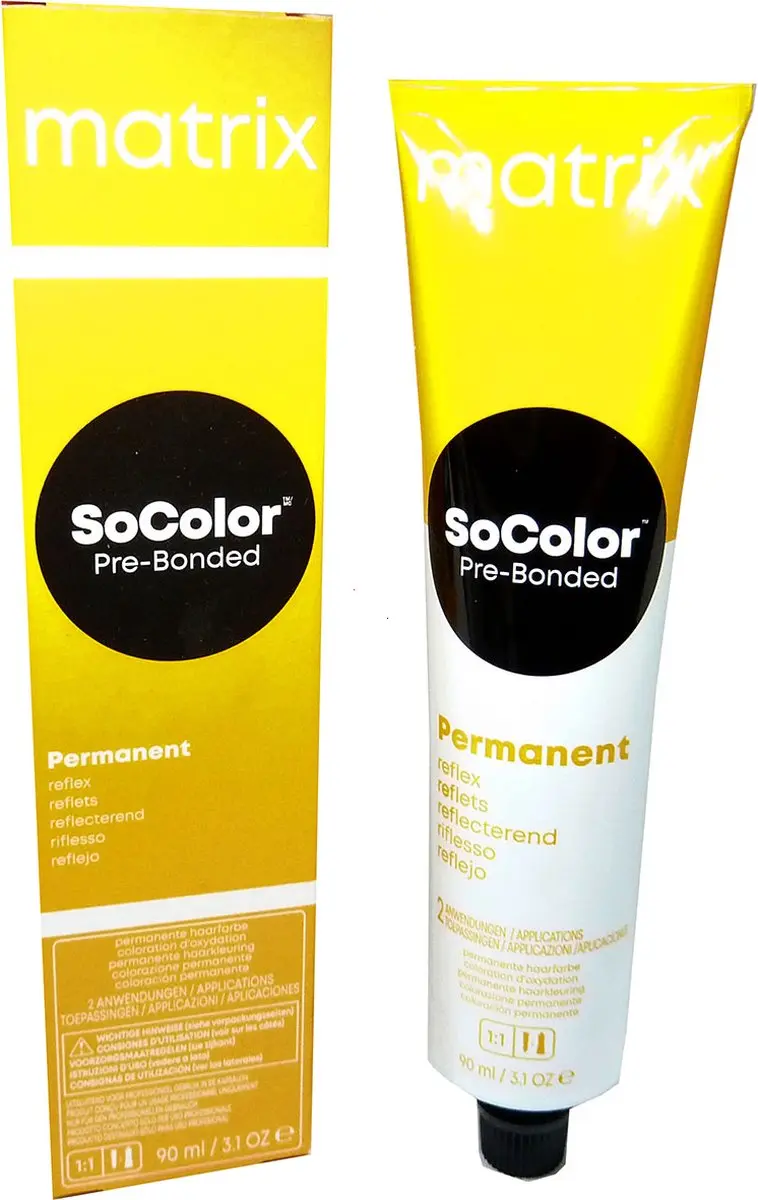 Matrix SoColor Pre-Bonded 90ml Haarkleur 06AM Dark Blonde Ash Mocha