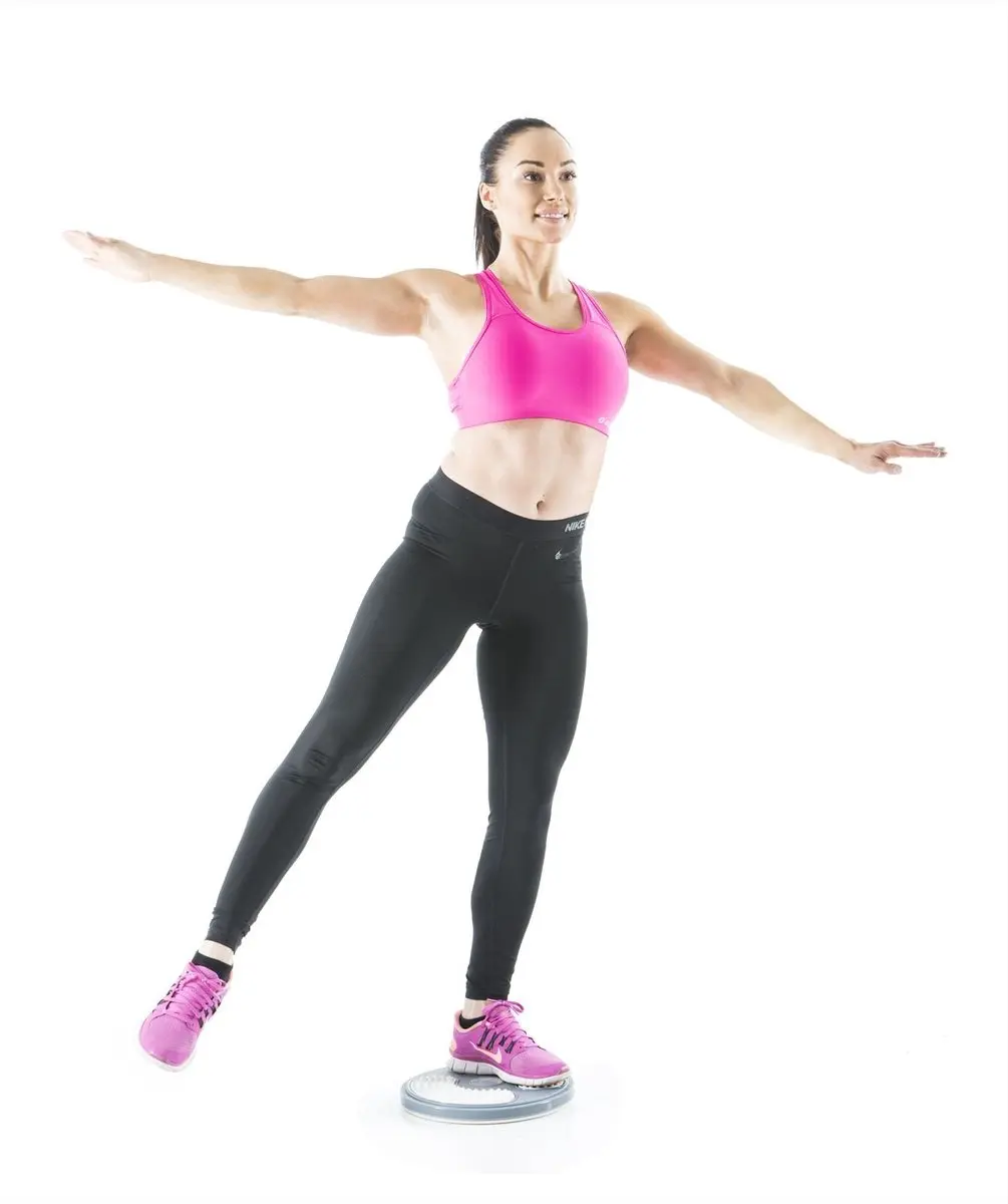 Gymstick Core Twister Buikspiertrainer - Grijs/Wit