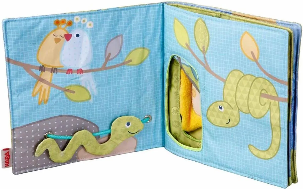Haba Stoffbuch Elefant Egon Multikleur