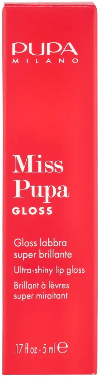 Pupa Milano Lipgloss Miss PUPA 201 Tender Apricot - 5ml - afbeelding 6 van 6