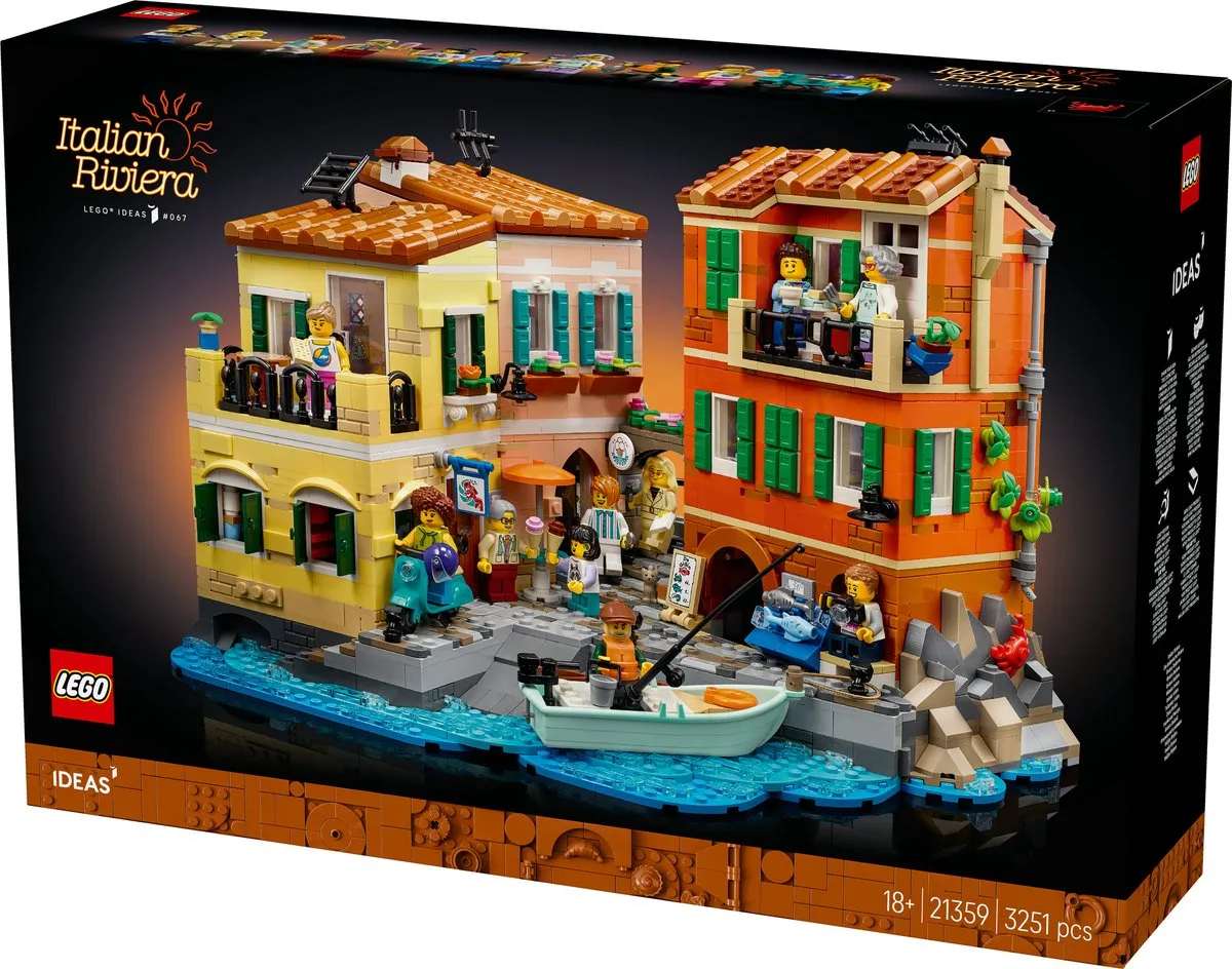 LEGO Ideas Italiaanse Rivièra 21359 - 3251 Stukken
