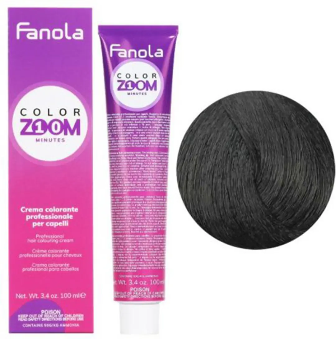 Fanola Color Zoom Zwart 150ml