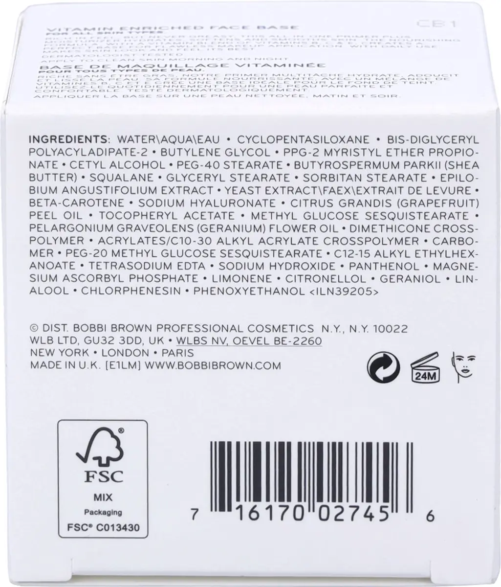 Bobbi Brown Vitamin Enriched Face Base Primer 50ml