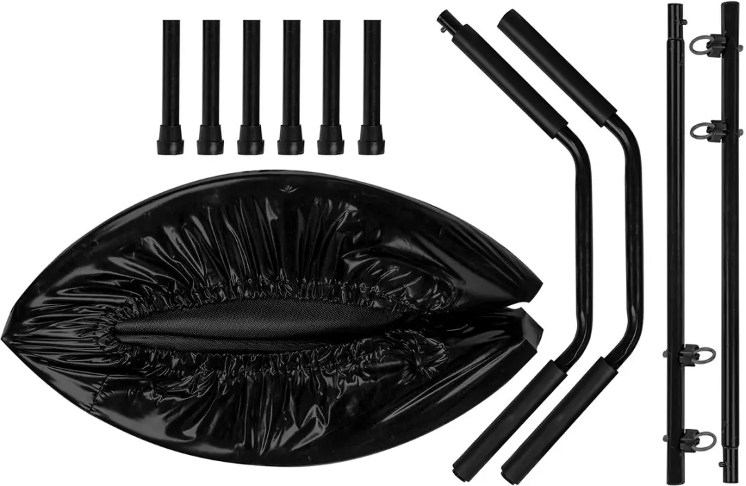 Virtufit VF06006 Opvouwbare Fitness Trampoline 100cm - Zwart - afbeelding 6 van 6