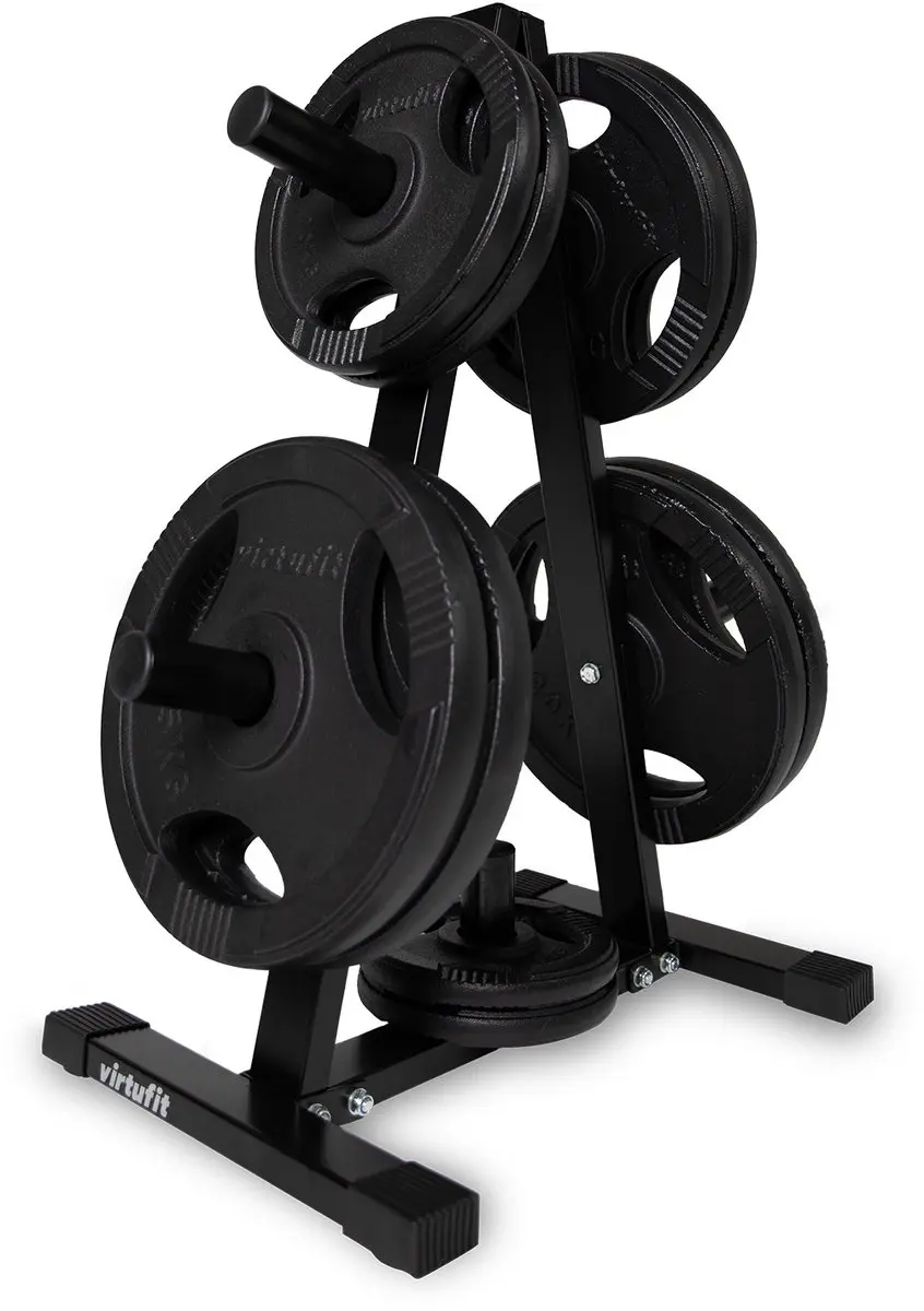 Virtufit Halterschijf Opbergrek 150kg - Incl. 5kg Schijven