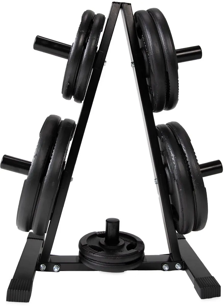 Virtufit Halterschijf Opbergrek 150kg - Incl. 5kg Schijven