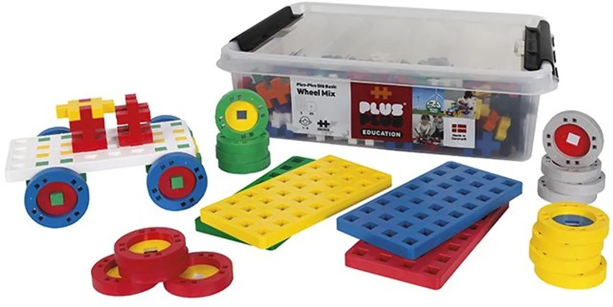 Plus-Plus BIG Wielenmix Bouwstenen - 2 Stuks - Multicolor