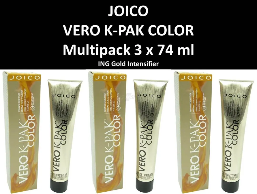 Joico Vero K-PAK Color ING Gold Intensifier 222ml - 3x74ml