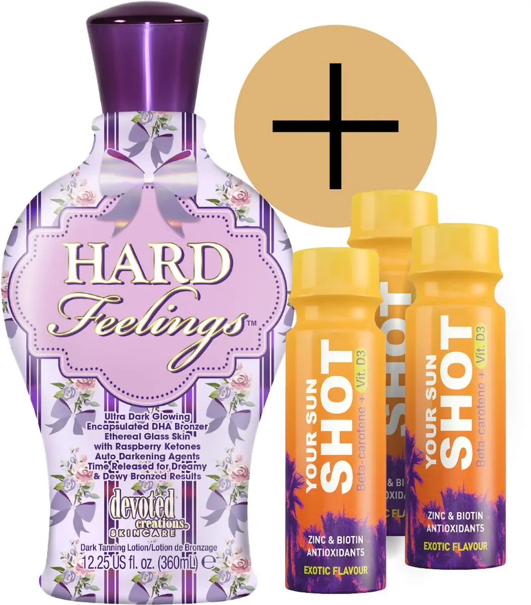 Devoted Creations Hard Feelings + 3 Your Sun Shots Crème