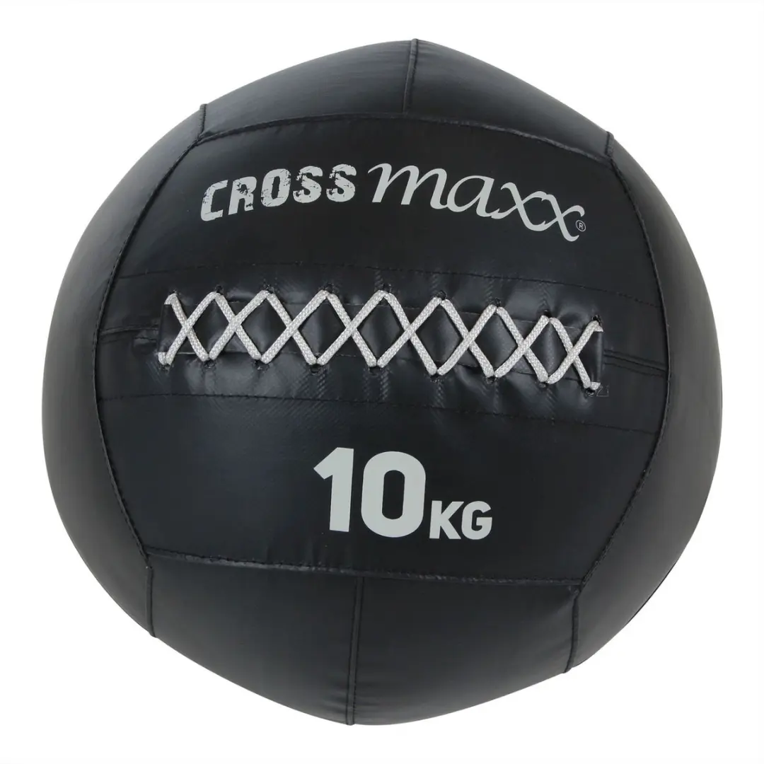 LifeMaxx Crossmaxx Pro Wall Ball 10kg - Zwart
