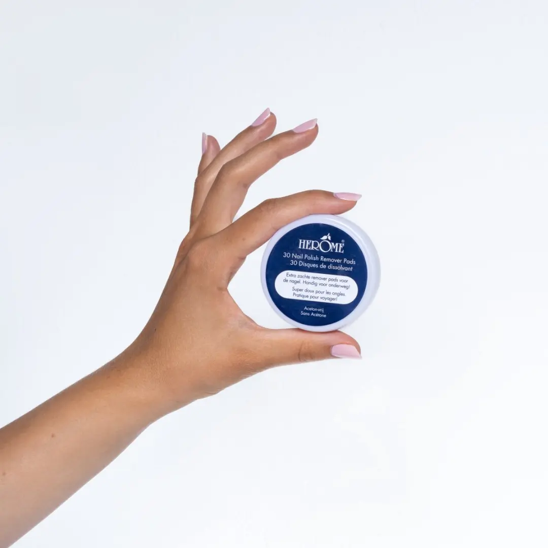 Herome Caring Nagellakremover Duo - 180g (120ml + pads)