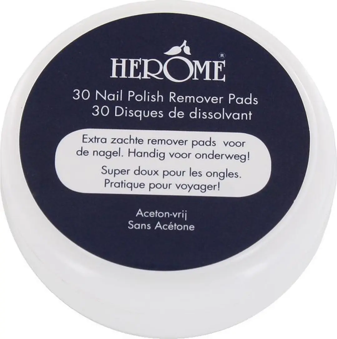 Herome Caring Nagellakremover Duo - 180g (120ml + pads)